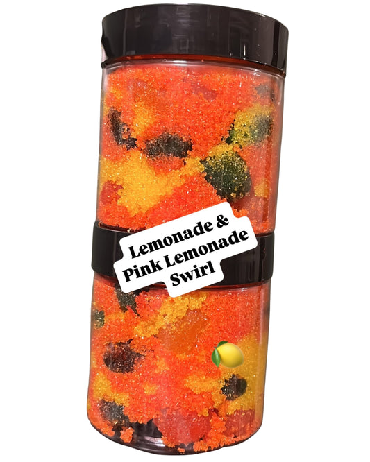 Pink and Yellow Lemonade Swirl